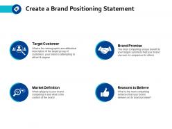 Create a brand positioning statement market definition ppt powerpoint presentation file