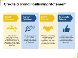 Create a brand positioning statement ppt diagrams