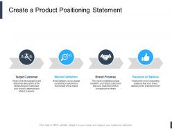 Create a product positioning statement ppt powerpoint presentation