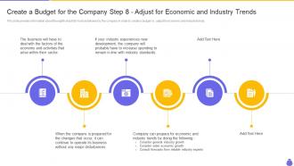 Create a step 8 adjust for economic and industry trends essential components and strategies