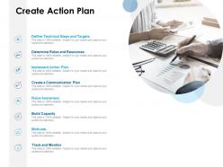 Create action plan raise awareness ppt powerpoint presentation outline smartart