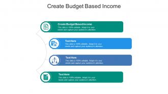 Create budget based income ppt powerpoint presentation infographics aids cpb