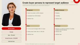 Create Buyer Persona To Represent Target Integrating Real Time Marketing MKT SS V