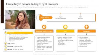 Create Buyer Persona To Target Right Investors Security Token Offerings BCT SS