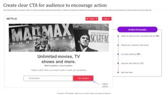 Create Clear CTA For Audience To Encourage Direct Response Advertising Techniques MKT SS V