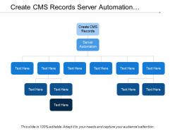 Create cms records server automation system insight manager