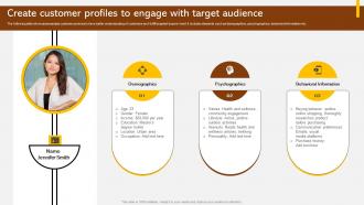 Create Customer Profiles To Engage With Adopting Integrated Marketing Communication MKT SS V