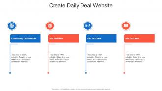 Create Daily Deal Website In Powerpoint And Google Slides Cpb