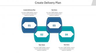 Create delivery plan ppt powerpoint presentation model master slide cpb