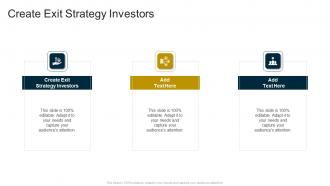 Create Exit Strategy Investors In Powerpoint And Google Slides Cpb