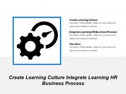 Create learning culture integrate learning hr business process