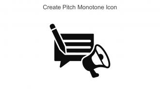 Create Pitch Monotone Icon In Powerpoint Pptx Png And Editable Eps Format