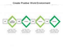 Create positive work environment ppt powerpoint presentation outline inspiration cpb