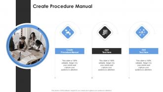 Create Procedure Manual In Powerpoint And Google Slides Cpb