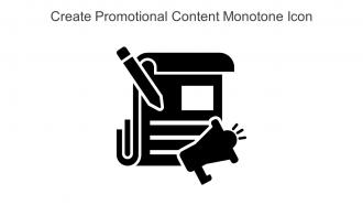 Create Promotional Content Monotone Icon In Powerpoint Pptx Png And Editable Eps Format