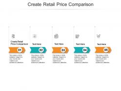 Create retail price comparison ppt powerpoint presentation summary examples cpb