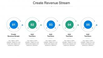 Create Revenue Stream Ppt Powerpoint Presentation File Ideas Cpb