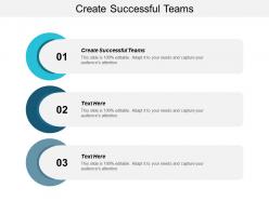 Create successful teams ppt powerpoint presentation file designs download cpb
