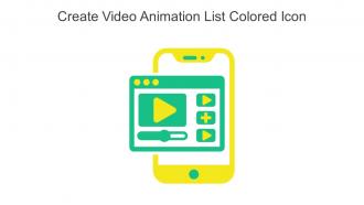 Create Video Animation List Colored Icon In Powerpoint Pptx Png And Editable Eps Format