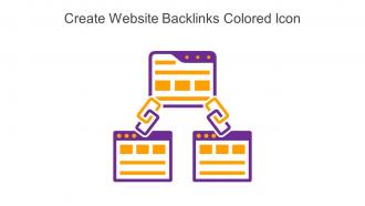 Create Website Backlinks Colored Icon In Powerpoint Pptx Png And Editable Eps Format