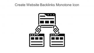 Create Website Backlinks Monotone Icon In Powerpoint Pptx Png And Editable Eps Format