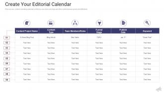 Create your editorial calendar the complete guide to web marketing ppt pictures
