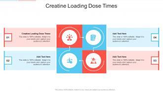 Creatine Loading Dose Times In Powerpoint And Google Slides Cpb