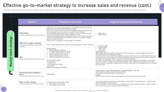 Creating A Business Plan For Your Digital Effective Go To Market Strategy To Increase Sales BP SS Slides Captivating