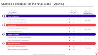 Creating A Checklist For The Retail Store Opening Supermarket Store