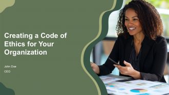 Creating A Code Of Ethics For Your Organization PPT Summary AT