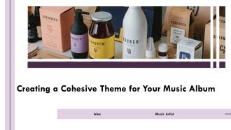 Creating A Cohesive Theme For Your Music Album PPT Designs AT
