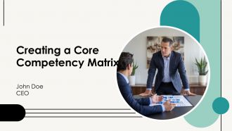 Creating A Core Competency Matrix PPT Mockup AT