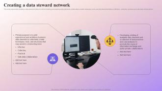 Creating A Data Steward Network Data Subject Area Stewardship Model
