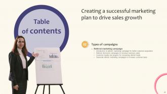 Creating A Successful Marketing Plan To Drive Sales Growth Strategy CD V Good Appealing