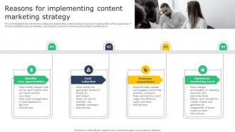 Creating A Winning Reasons For Implementing Content Marketing Strategy MKT SS V