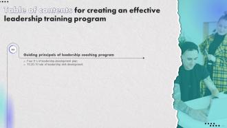 Creating An Effective Leadership Training Program Powerpoint Presentation Slides Graphical Colorful