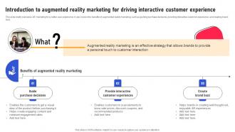 Creating An Interactive Marketing Introduction To Augmented Reality Marketing For Driving MKT SS V