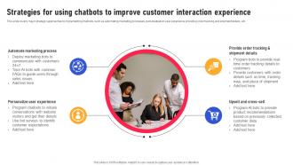 Creating An Interactive Marketing Strategies For Using Chatbots To Improve MKT SS V