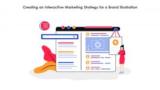 Creating An Interactive Marketing Strategy For A Brand Illustration