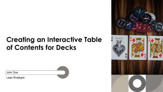 Creating An Interactive Table Of Contents For Decks PPT Example AT
