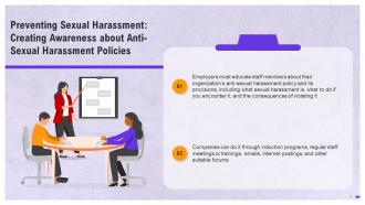 Creating Awareness About Policies To Prevent Sexual Harassment Training Ppt