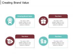 Creating brand value ppt powerpoint presentation infographic template layouts cpb