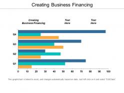 Creating business financing ppt powerpoint presentation gallery rules cpb