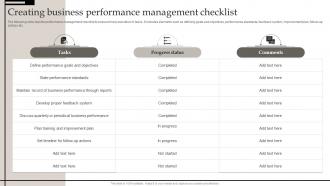 Creating Business Performance Management Defining Business Performance Management