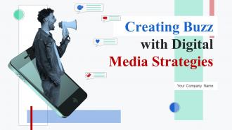 Creating Buzz With Digital Media Strategies Powerpoint Presentation Slides MKT CD V