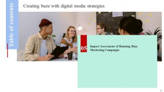 Creating Buzz With Digital Media Strategies Powerpoint Presentation Slides MKT CD V Colorful Visual