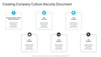 Creating Company Culture Security Document In Powerpoint And Google Slides Cpb