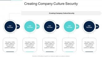 Creating Company Culture Security In Powerpoint And Google Slides Cpb