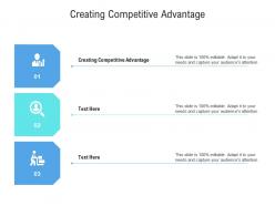 Creating competitive advantage ppt powerpoint presentation inspiration clipart images cpb