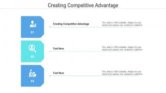 Creating competitive advantage ppt powerpoint presentation professional diagrams cpb